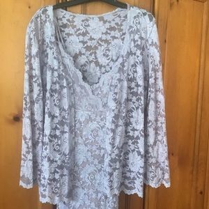 Dress w matching jacket, light purple lined dress.